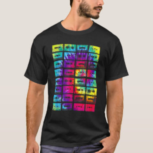 Kassettenbänder Mixtapes 1980S Radio Music Graphic T-Shirt
