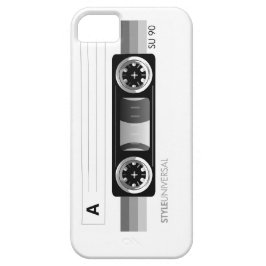 Kassettenbandkennsatz-Graufall Case-Mate iPhone Hülle