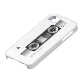 Kassettenbandkennsatz-Graufall Case-Mate iPhone Hülle (unten)