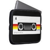 Kassettenbandkennsatz-Laptophülse Laptopschutzhülle (Vorne Rechts)