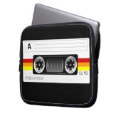 Kassettenbandkennsatz-Laptophülse Laptopschutzhülle (Vorderseite Links)