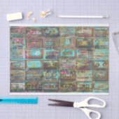 Kassettenbandkunst zum Entkoppeln oder Sammeln von Seidenpapier (Handwerk)