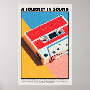 Kassettendeck Poster Retro Musik Wandkunst Druck –