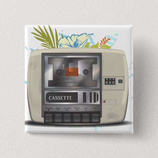 Kassettendecke Button (Vorderseite)