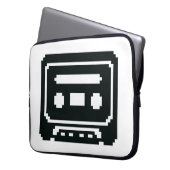 Kassettenelektronik Laptopschutzhülle (Vorderseite Links)