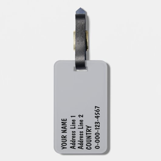 Kassettengewohnheits-Gepäckanhänger Gepäckanhänger (Rückseite vertikal)