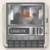 Kassettenrekorder Getränkeuntersetzer (Vorderseite)