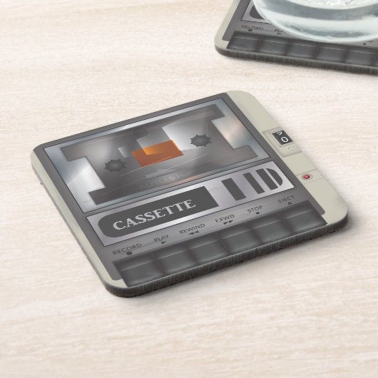 Kassettenrekorder Getränkeuntersetzer (Linke Seite)