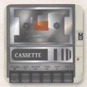 Kassettenrekorder Getränkeuntersetzer (Vorderseite)