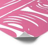 Kassettenrekorder, handgezeichnet Muster. Poster (Ecke)