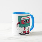 Kassettenrekorder Tasse (VorderseiteRechts)