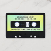 Kassettenrekorder Visitenkarte (Rückseite)