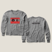 Kassettenschal-T-Shirt (Design Vorder- & Rückseite)