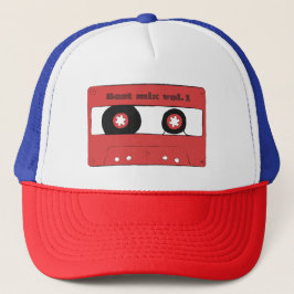 Kassettenschal-T-Shirt Truckerkappe