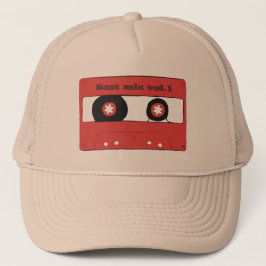Kassettenschal-T-Shirt Truckerkappe