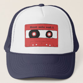 Kassettenschal-T-Shirt Truckerkappe