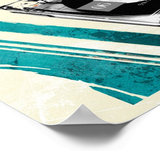 Kassettenspeicher Poster (Ecke)