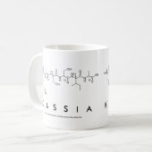 Kassia Peptid-Namen-Tasse Kaffeetasse (Vorderseite Links)