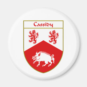 Kassidy Coat of Arms/Familienwappen Magnet