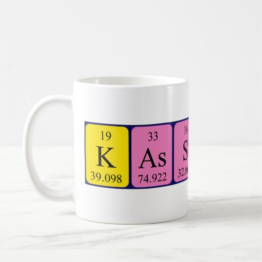 Kassidy Periodenname Tasse (Links)