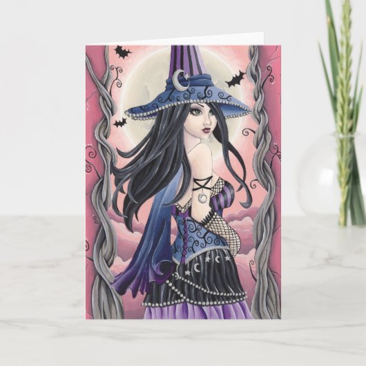 Kassie - Hexe-Karte Karte (Vorderseite)