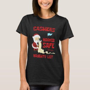 Kassierer als ungefährlich für die Weihnachts-,,Na T-Shirt