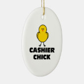 Kassierer-Küken Keramikornament (Rechts)