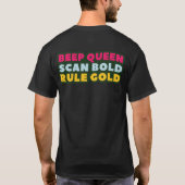 Kassierer Scanne Leben T-Shirt (Rückseite)