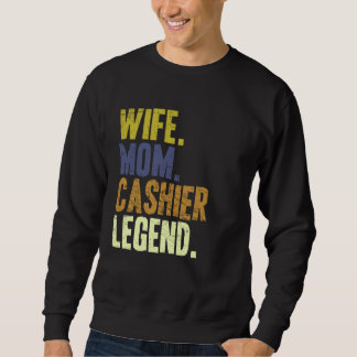 Kassiererin Mutter Ehefrau Mama Kassiererin Sweatshirt