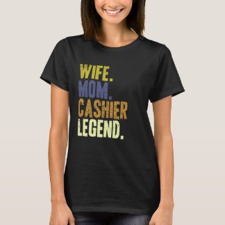 Kassiererin Mutter Ehefrau Mama Kassiererin T-Shirt