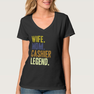 Kassiererin Mutter Ehefrau Mama Kassiererin T-Shirt