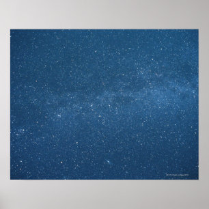 Kassiopeien und Milchstraße Poster