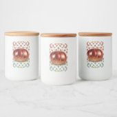 Kastanie, Aufkleber für den Lebensmittelbehälter v (Flaschen)