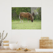 Kastanie Brown Horzing Poster (Küche)