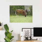 Kastanie Brown Horzing Poster (Heimbüro)