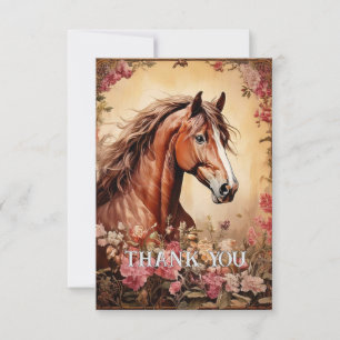 Kastanie Dankeskarte