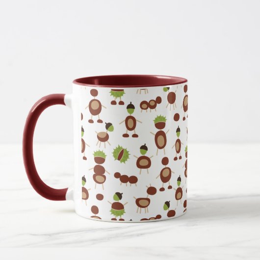 Kastanie Tasse (Links)