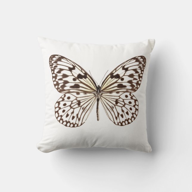 Kastanie Tiger Butterfly Kissen (Vorderseite)