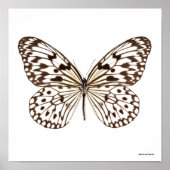 Kastanie Tiger Butterfly Poster (Vorne)