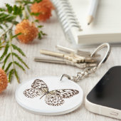 Kastanie Tiger Butterfly Schlüsselanhänger (Vorderseite rechts)