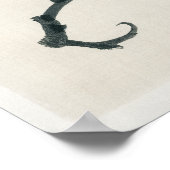 Kastanie von Kōno Bairei (1844-1895) Poster (Ecke)