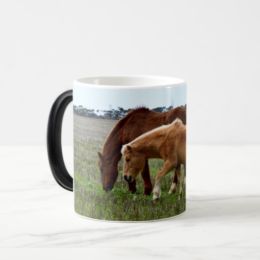 Kastanie Winterwaldpferde, Verwandlungstasse (Vorderseite Links)