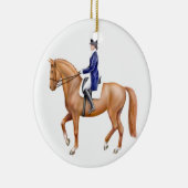 Kastaniedressage-Pferdeverzierung Keramik Ornament (Rechts)