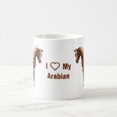 Kastanien Ägyptisches Arabianisches Pferd Flaxen M Kaffeetasse (Mittel)