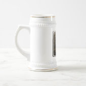 Kastanien-arabisches Pferdebier Stein Bierglas (Links)