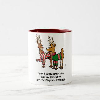 Kastanien, die Tasse braten