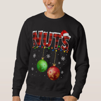 Kastanien Funny Matching Paare Weihnachtslicht Sweatshirt