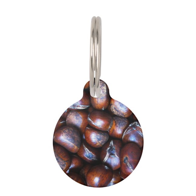 Kastanien Haustiermarke (Vorderseite)