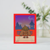 Kastanien in Kimono Postkarte (Stehend Vorderseite)