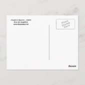 Kastanien in Kimono Postkarte (Rückseite)